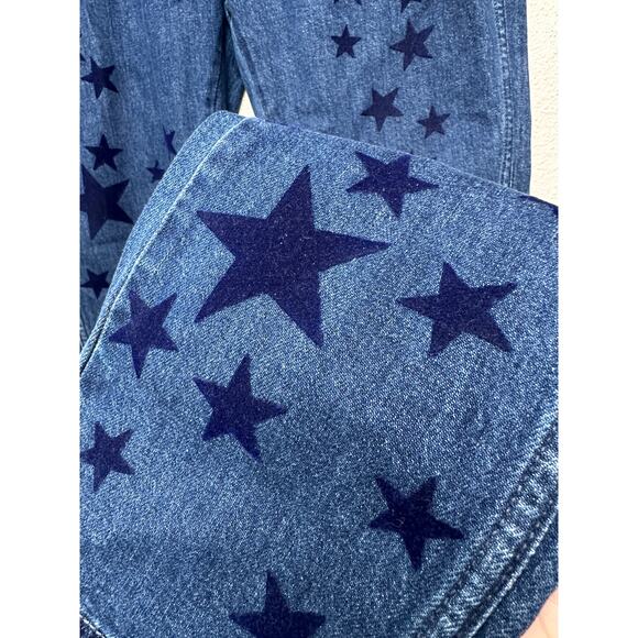 Stella McCartney Star Appliqué Jeans Blue Women’s US 28 Straight - Picture 3 of 16